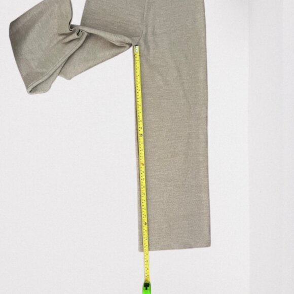 NEW Zara Straight Wide Leg Lounger Knit Culottes Pants in Taupe, Size S - Picture 9 of 13